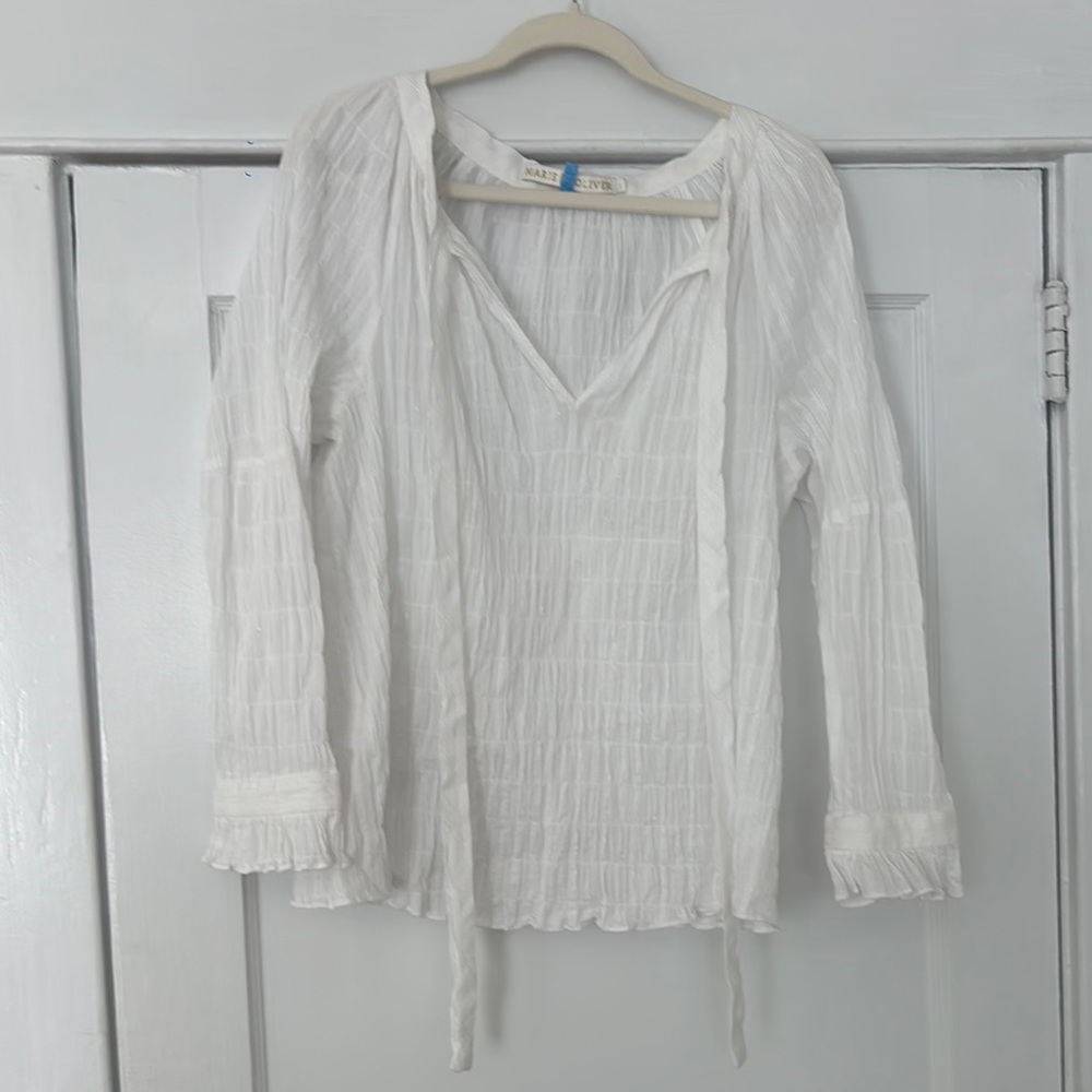 White Marie Oliver Top